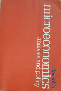 Microeconomics: Analysis And Policy