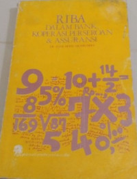 Riba dalan Bank, Koperasi, Perseroan dan Assuransi